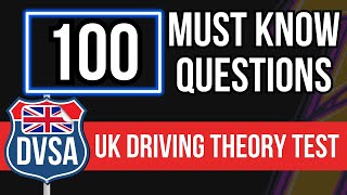 UK Driving Theory Test 2024 DVSA 100 Must Know Questions [upl. by Emilio]