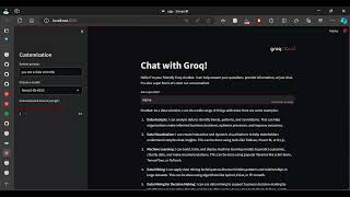 GroqCloud conversational chatbot  LLM  Streamlit [upl. by Pollux]