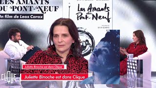 Juliette Binoche révèle avoir frôlé la mort sur le tournage des quotAmants du PontNeufquot [upl. by Eirena]