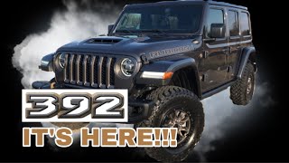 Picking Up Our Jeep Wrangler 392 FIRST DRIVE WALK AROUND and JL Rubicon Comparison [upl. by Mullane918]