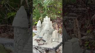 Sandcastles appearing at the tidal pool at Sebastian Inlet State Park [upl. by Selie]