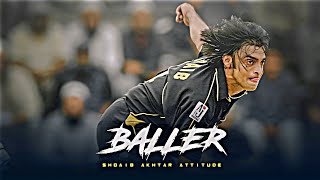 FT Shoaib Akhtar x Baller Edit 🔥  Shoaib Akhtar Edit  Baller Edit  TikTok Status [upl. by Igic]