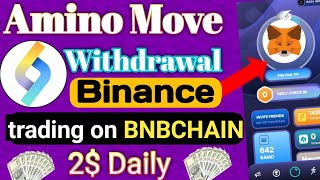 Breaking News wAMO Trading On BNBCHAIN Goes Live Today  AMINO Coin New Update [upl. by Rfinnej]