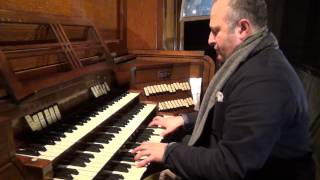 Frédéric Blanc Orgue Notre Dame dAuteuil Paris XVI Improvisation II [upl. by Enorel761]