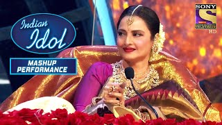 Rekha जी हुए बेहद खुश Sayali की इस Performance से  Indian Idol  Season 12 Mashup Performance [upl. by Tutankhamen]