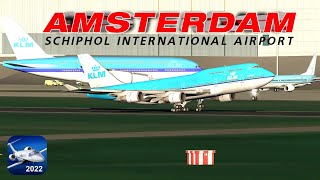 Amsterdam ‼️ Virtual Plane Spotting  Aerofly flight simulator [upl. by Goldwin811]