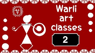 WARLI ART FOR BEGINNERS WARLI Border designs [upl. by Zashin168]