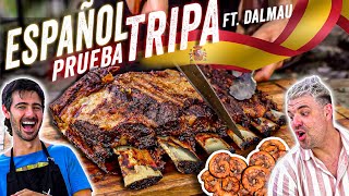 Español Prueba Verdadero Asado Argentino por Primera Vez ft Dalmau  Locos X el Asado [upl. by Lubba960]