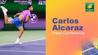 Round 2 Carlos Alcaraz Press Conference March 8th  Indian Wells 2024 [upl. by Airun]