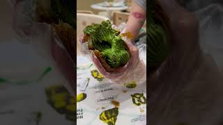 sooo crispy🤩chinesedessert cake matcha streetfood foodie eatingsounds food asmr shorts [upl. by Nonrev]