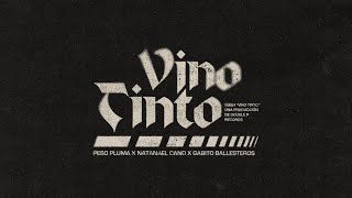 VINO TINTO Lyric Video  Peso Pluma Natanael Cano Gabito Ballesteros [upl. by Kirshbaum]