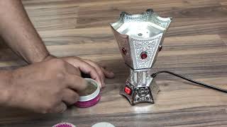 How to Use Powdered Bakhoor with Electric Insense Burner  Marvi Perfumers  Bakhoor Al Shamama [upl. by Eelyrag]