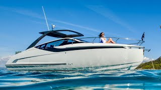 £345000 Yacht Tour  Fairline F Line 33 New Layout [upl. by Akselav]