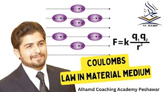 L3 Coulombs Law in material medium Alhamd Academy Peshawar is live [upl. by Flinn184]