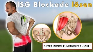 ISG  Blockaden lösen mit dieser 1 Übung  Ausfallschritt mit der Kettlebell [upl. by Novihc]