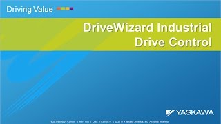 DriveWizard Industrial Control [upl. by Riobard349]