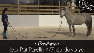 • PRATIQUE • Jeux Pat Parelli  47 Jeu du yoyo [upl. by Isbel]