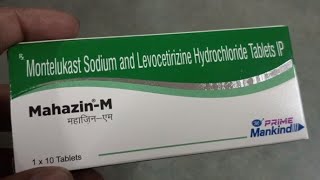 Montelukast sodium and levocetirizine hydrochloride tablets ip uses in hindi me  Mahazin  M uses [upl. by Anyotal]