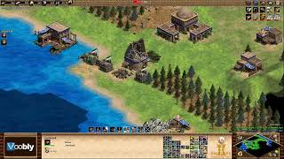 Voobly AOE2 16 Nomad Tatars vs Koreans [upl. by Rachele]