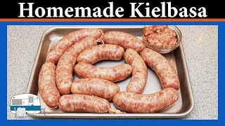 Homemade Kielbasa sausages [upl. by Amihsat281]