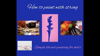 Simple thread painting [upl. by Yra]