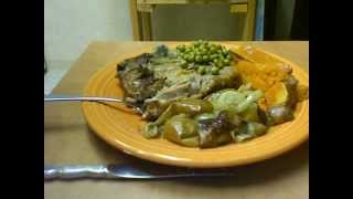 Pork Chops with Apples Recipe with Michaels Home Cooking [upl. by Ailido]