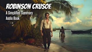 Robinson Crusoe  A Simplified Summary Audio Book [upl. by Luttrell355]