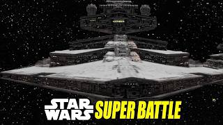 Bothan Assault Cruiser vs Turbulent Star Destroyer  Star Wars Empire at War [upl. by Natika]