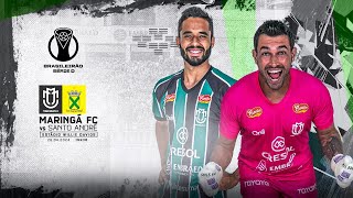 MARINGÁ FC X SANTO ANDRÉ  BRASILEIRÃO SÉRIE D 2024 [upl. by Esyahc327]