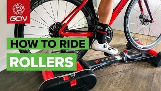 How To Ride On The Rollers On Your Bike  Indoor Cycle Training Made Easy [upl. by Rovelli803]