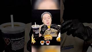 ASMR POPULAR MEAIS MCDONALDS QUARTER POUNDER WITH CHEESE 🧀🍔🥤MUKBANG mukbang eatingsounds food [upl. by Charleton343]