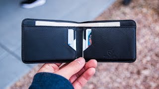 Vaultskin Manhattan Slim Wallet Review  Best Minimalist Bifold Wallet [upl. by Aicella197]