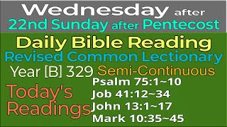 2024Oct23 WEDNESDAY after 22nd Sunday after Pentecost  Revised Common Lectionary Year B329 [upl. by Luelle]