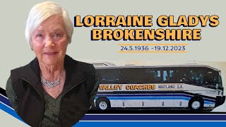 BROKENSHIRE Lorraine Gladys Memorial Service [upl. by Odom]