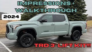 2024 TOYOTA TUNDRA LIMITED TRDOFFROAD w3quot TRD LIFT KIT LUNAR ROCK  WalkthroughFirst Impressions [upl. by Kluge]