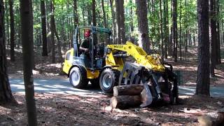 Wacker Neuson WL30 with Grapple used by Arborist [upl. by Debi]