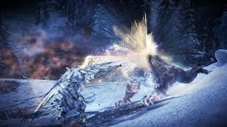 Casual Hunt New World Furious Rajang vs Old World Bow 1 month of playing MHW for the first time [upl. by Shepperd]