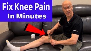 Fix Knee Pain and Popping at Home in Minutes Dr Mandell [upl. by Charry]