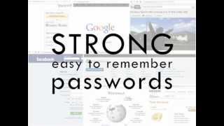 How to Create Strong Easy to Remember Passwords [upl. by Anin]