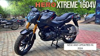 2024 New Hero Xtreme 160R 4v Model Launch Latest Update Review Motopreach [upl. by Leahcam535]