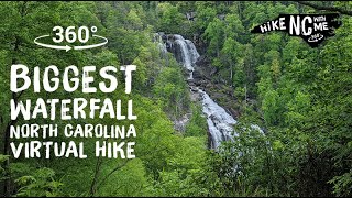 2nd Easiest Waterfall Hike Biggest Waterfall in NC Upper Whitewater Falls 360 ⛰️ Hike NC with Me [upl. by Derian904]