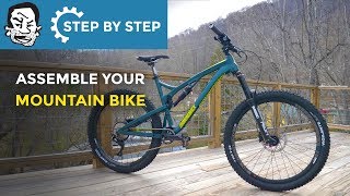 Assembling your new mountain bike with minimal tools [upl. by Pearce857]