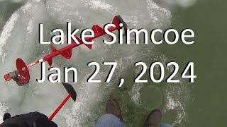 Lake Simcoe Ice Report  Jan 27 2024 [upl. by Bret]