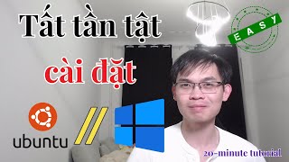 Hướng dẫn siêu đơn giản cài đặt Windows chạy song song với Ubuntu [upl. by Erapsag]