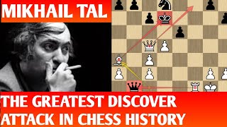 The greatest discover attack in chess history \\Mikhail tal vs Vladimir simagin🔥 [upl. by Inkster766]