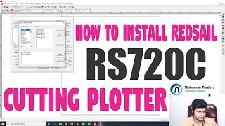 Redsail Cutting Plotter USB DRIVER INSTAALLATION [upl. by Leonardo]