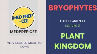 Bryophytes Class 11 for CEE biologyatease [upl. by Airamasor]