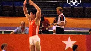 Ning Li Becomes The quotLittle Prince Of Gymnasticsquot  Los Angeles 1984 Olympics [upl. by Wenz]