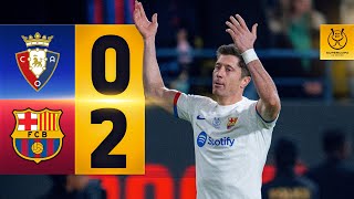 HIGHLIGHTS I OSASUNA 0 vs 2 FC BARCELONA  SPANISH SUPERCUP 🔵🔴 [upl. by Wiseman272]