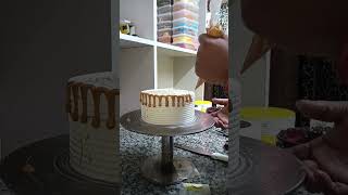 new cake design butterscotch cake decorating birthday cake explore trending viralvideos youtube [upl. by Aprile427]